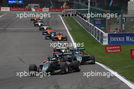 Race 2, Keyvan Andres (IRN) HWA RACELAB 01.09.2019. Formula 3 Championship, Rd 6, Spa-Francorchamps, Belgium, Sunday.