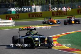 Race 1, Logan Sargeant (USA) Carlin Buzz Racing 31.08.2019. Formula 3 Championship, Rd 6, Spa-Francorchamps, Belgium, Saturday.