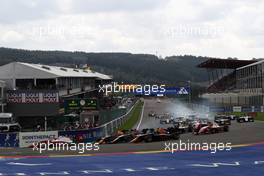 Race 2, Start of the race 01.09.2019. Formula 3 Championship, Rd 6, Spa-Francorchamps, Belgium, Sunday.