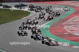 12.05.2019 - Race 2, Start of the race 12.05.2019. FIA Formula 3 Championship, Rd 1 and 2, Barcelona, Spain.
