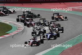 12.05.2019 - Race 2, Start of the race 12.05.2019. FIA Formula 3 Championship, Rd 1 and 2, Barcelona, Spain.
