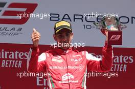 12.05.2019 - Race 2, Jehan Daruvala (IND) Prema Racing race winner 12.05.2019. FIA Formula 3 Championship, Rd 1 and 2, Barcelona, Spain.
