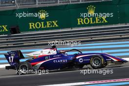 Race 1, Devlin Defrancesco (CAN) Trident with a puncture 22.06.2019. FIA Formula 3 Championship, Rd 2, Paul Ricard, France, Saturday.