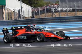 Race 1, Simo Laaksonen (FIN) MP Motorsport and Logan Sargeant (USA) Carlin Buzz Racing 22.06.2019. FIA Formula 3 Championship, Rd 2, Paul Ricard, France, Saturday.