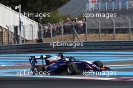Race 1, Devlin Defrancesco (CAN) Trident with a puncture 22.06.2019. FIA Formula 3 Championship, Rd 2, Paul Ricard, France, Saturday.