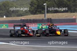 Race 2, Richard Verschoor (NDL) MP Motorsport and JÃ¼ri Vips (EST) Hitech Grand Prix 23.06.2019. FIA Formula 3 Championship, Rd 2, Paul Ricard, France, Sunday.