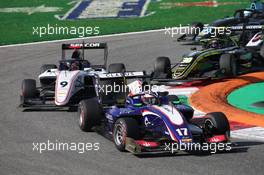 Race 1, Devlin Defrancesco (CAN) Trident 07.09.2019. Formula 3 Championship, Rd 7, Monza, Italy, Saturday.