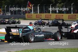 Race 1, Keyvan Andres (IRN) HWA RACELAB 07.09.2019. Formula 3 Championship, Rd 7, Monza, Italy, Saturday.