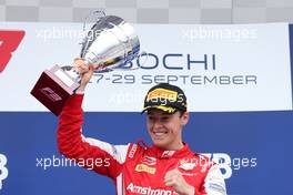 Race 1, Marcus Armstrong (NZ) Prema Racing race winner 28.09.2019. FIA Formula 3 Championship, Rd 8, Sochi, Russia, Saturday.