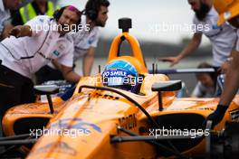 Fernando Alonso, McLaren Racing. 18.05.2019. Indianapolis 500 Qualifying, USA.