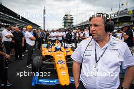 Zak Brown (USA) McLaren Executive Director. 19.05.2019. Indianapolis 500 Qualifying, USA.