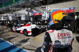 Fernando Alonso (ESP) Toyota Gazoo Racing. 02.06.2019. FIA World Endurance Championship, Le Mans Test, Le Mans, France, Sunday.
