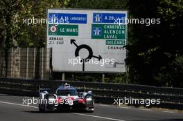 Sebastien Buemi (SUI) / Kazuki Nakajima (JPN) / Fernando Alonso (ESP) / Brendon Hartley (NZL) #08 Toyota Gazoo Racing Toyota TS050 Hybrid. 02.06.2019. FIA World Endurance Championship, Le Mans Test, Le Mans, France, Sunday.