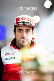 Fernando Alonso (ESP) Toyota Gazoo Racing. 12.06.2019. FIA World Endurance Championship, Le Mans 24 Hours, Practice and Qualifying, Le Mans, France. Wednesday.