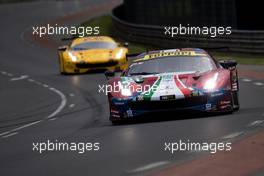 James Calado (GBR) / Alessandro Pier Guidi (ITA) / Daniel Serra (BRA) #51 AF Corse Ferrari 488 GTE EVO. 12.06.2019. FIA World Endurance Championship, Le Mans 24 Hours, Practice and Qualifying, Le Mans, France. Wednesday.