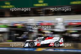 Mike Conway (GBR) / Kamui Kobayashi (JPN) / Jose Maria Lopez (ARG) #07 Toyota Gazoo Racing Toyota TS050 Hybrid. 12.06.2019. FIA World Endurance Championship, Le Mans 24 Hours, Practice and Qualifying, Le Mans, France. Wednesday.