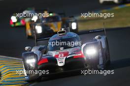 Sebastien Buemi (SUI) / Kazuki Nakajima (JPN) / Fernando Alonso (ESP) #08 Toyota Gazoo Racing Toyota TS050 Hybrid. 16.06.2019. FIA World Endurance Championship, Le Mans 24 Hours, Race, Le Mans, France. Sunday.