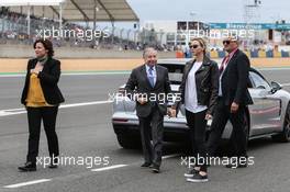(L to R): Jean Todt (FRA) FIA President with Princess Charlene of Monaco on the grid. 15.06.2019. FIA World Endurance Championship, Le Mans 24 Hours, Race, Le Mans, France. Saturday.