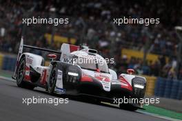 Mike Conway (GBR) / Kamui Kobayashi (JPN) / Jose Maria Lopez (ARG) #07 Toyota Gazoo Racing Toyota TS050 Hybrid. 15.06.2019. FIA World Endurance Championship, Le Mans 24 Hours, Race, Le Mans, France. Saturday.