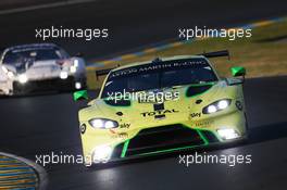 Alex Lynn (GBR) / Maxime Martin (BEL) / Jonathan Adam (GBR) #97 Aston Martin Racing, Aston Martin Vantage AMR. 16.06.2019. FIA World Endurance Championship, Le Mans 24 Hours, Race, Le Mans, France. Sunday.