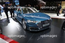 05.03.2019- Audi A8L 60 TFSI Quattro 05-06.03.2019. Geneva International Motor Show, Geneva, Switzerland.