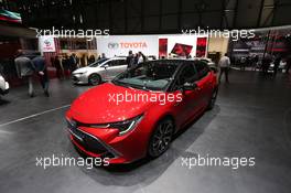 06.03.2019- Toyota Corolla Hybrid 05-06.03.2019. Geneva International Motor Show, Geneva, Switzerland.