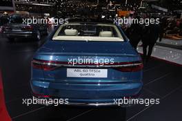 05.03.2019- Audi A8L 60 TFSI Quattro 05-06.03.2019. Geneva International Motor Show, Geneva, Switzerland.