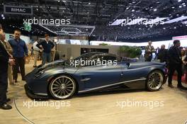 06.03.2019- Pagani Huayra 05-06.03.2019. Geneva International Motor Show, Geneva, Switzerland.