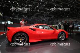 06.03.2019- Ferrari F8 Tributo 05-06.03.2019. Geneva International Motor Show, Geneva, Switzerland.