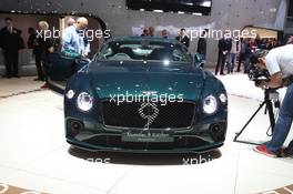 06.03.2019- Bentley Number 9 Edition 05-06.03.2019. Geneva International Motor Show, Geneva, Switzerland.