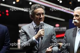 05.03.2019- Official Fia press conference, Alejandro Agag (ESP) CEO Formula E 05-06.03.2019. Geneva International Motor Show, Geneva, Switzerland.