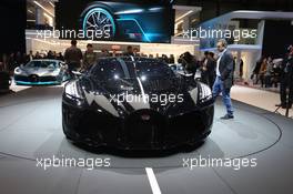 06.03.2019- Bugatti La Voiture Noire 05-06.03.2019. Geneva International Motor Show, Geneva, Switzerland.