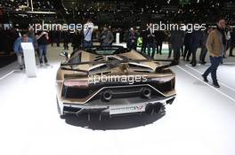 06.03.2019- Lamborghini Aventador SVJ Roadster 05-06.03.2019. Geneva International Motor Show, Geneva, Switzerland.