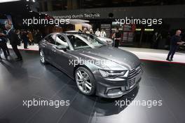 05.03.2019- Audi A6L 55 TFSIe quattro 05-06.03.2019. Geneva International Motor Show, Geneva, Switzerland.