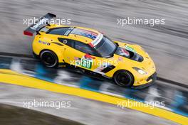 Jan Magnussen (DEN) / Antonio Garcia (ESP) / Mike Rockenfeller (GER) #63 Corvette Racing - GM Chevrolet Corvette C7.R. 15.03.2019. FIA World Endurance Championship, Round 6, Sebring, USA, Friday.