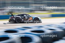 Christian Ried (GER) / Julien Andlauer (FRA) / Matt Campbell (AUS) #77 Dempsey-Proton Racing, Porsche 911 RSR. 13.03.2019. FIA World Endurance Championship, Round 6, Sebring, USA, Wednesday.