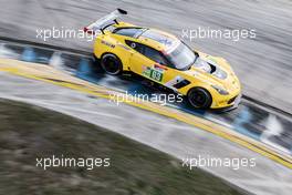 Jan Magnussen (DEN) / Antonio Garcia (ESP) / Mike Rockenfeller (GER) #63 Corvette Racing - GM Chevrolet Corvette C7.R. 13.03.2019. FIA World Endurance Championship, Round 6, Sebring, USA, Wednesday.