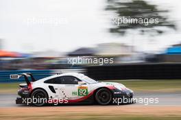 Michael Christensen (DEN) / Kevin Estre (FRA) #92 Porsche GT Team, Porsche 911 RSR. 15.03.2019. FIA World Endurance Championship, Round 6, Sebring, USA, Friday.