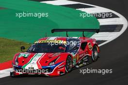 James Calado (GBR) / Alessandro Pier Guidi (ITA) #51 AF Corse Ferrari 488 GTE EVO. 30.08.2019. FIA World Endurance Championship, Round 1, Silverstone, England, Friday