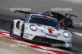 Michael Christensen (DEN) / Kevin Estre (FRA) #92 Porsche GT Team, Porsche 911 RSR. 12.12.2019. FIA World Endurance Championship, Round 4, Eight Hours of Bahrain, Sakhir, Bahrain, Thursday.