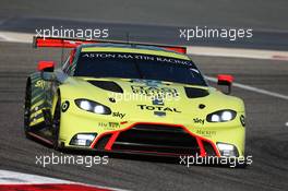 Alex Lynn (GBR) / Maxime Martin (BEL) #97 Aston Martin Racing, Aston Martin Vantage AMR. 12.12.2019. FIA World Endurance Championship, Round 4, Eight Hours of Bahrain, Sakhir, Bahrain, Thursday.