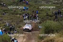 Ott Tanak (EST)-Martin Jarveoja (EST) TOYOTA YARIS WRC , TOYOTA GAZOO RACING WRT 26-28.04.2019. FIA World Rally Championship, Rd 5, Rally Argentina, Villa Carlos Paz, Argentina.