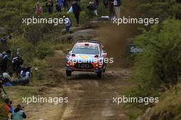 Shakedown, Dani Sordo (ESP)-Carlos Del Barrio (ESP),Hyundai i20 WRC, HYUNDAI SHELL MOBIS WRT 26-28.04.2019. FIA World Rally Championship, Rd 5, Rally Argentina, Villa Carlos Paz, Argentina.