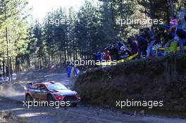 Andreas Mikkelsen (NOR)-Anders Jaeger(NOR) HYUNDAI i20 WRC RC1, HYUNDAI SHELL MOBIS WRT 10-12.05.2019. FIA World Rally Championship, Rd 6, COPEC Rally Chile, Concepcion, Chile.