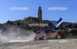 25.10.2019 - Sébastien Ogier (FRA)-Julien Ingrassia (FRA) CITROEN C3, CITROEN TOTAL WRT 24-27.10.2019. FIA World Rally Championship, Rd 13, Catalunya - Costa Daurada, Rally de Espan~a Spain 2019