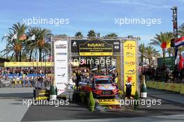 3rd place Dani Sordo (ESP)-Carlos Del Barrio (ESP),Hyundai i20 WRC, HYUNDAI SHELL MOBIS WRT 27.10.2019. FIA World Rally Championship, Rd 13, Catalunya - Costa Daurada, Rally de Espan~a Spain 2019