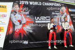 Ott Tanak (EST)-Martin Jarveoja (EST) TOYOTA YARIS WRC , TOYOTA GAZOO RACING WRT, 2019 World Champions 27.10.2019. FIA World Rally Championship, Rd 13, Catalunya - Costa Daurada, Rally de Espan~a Spain 2019