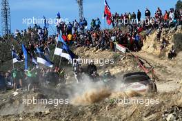 Takamoto Katsuta (JAP) - Daniel Barritt (GBR) TOYOTA Yaris WRC, TOMMI MÄKINEN RACING OY 27.10.2019. FIA World Rally Championship, Rd 13, Catalunya - Costa Daurada, Rally de Espan~a Spain 2019