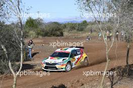 24.10.2019 - Shakedown, Marco BULACIA WILKINSON (BOL) - Fabian CRETU (ARG) SKODA Fabia R5 24-27.10.2019. FIA World Rally Championship, Rd 13, Catalunya - Costa Daurada, Rally de Espan~a Spain 2019