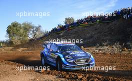 24.10.2019 - Shakedown, Elfyn Evans (GBR)- Scott MARTIN (GBR) Ford Fiesta WRC, M-Sport Ford World Rally Team 24-27.10.2019. FIA World Rally Championship, Rd 13, Catalunya - Costa Daurada, Rally de Espan~a Spain 2019